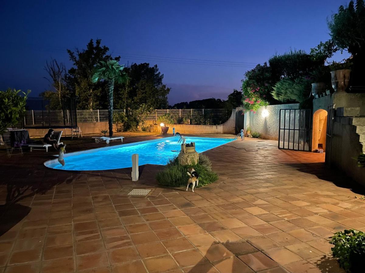 Villa Lazuel, Piscine Privative Chauffee, Vue Panoramique Et Jardin Clos Aubenas Ngoại thất bức ảnh